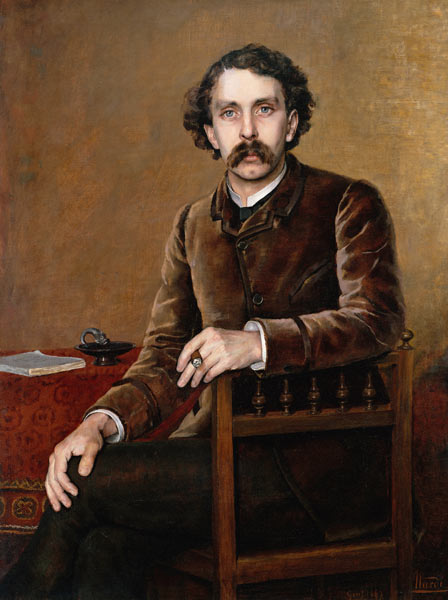Portrait of Stephane Mallarme von Francois Nardi
