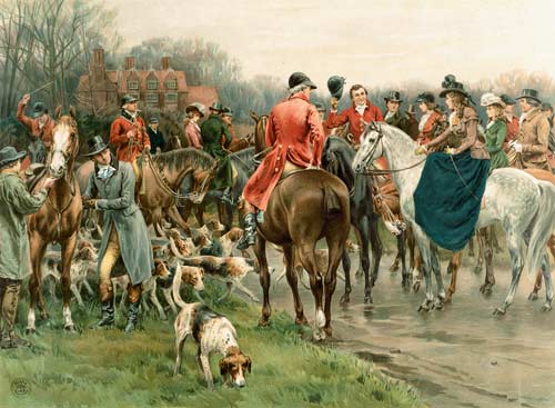 A Winter's Morning, from the Pears Annual von Frank Dadd