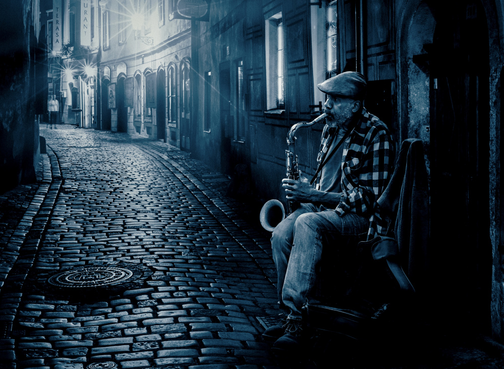 Lonely  Blues von Frank Ma