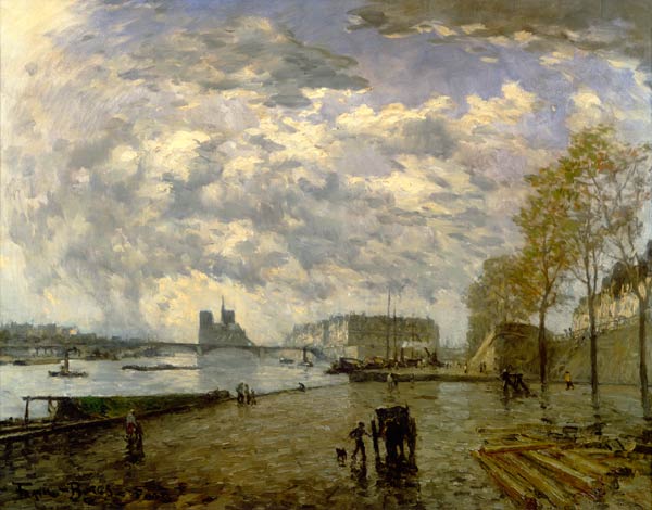 The Seine and Notre Dame von Frank Myers Boggs