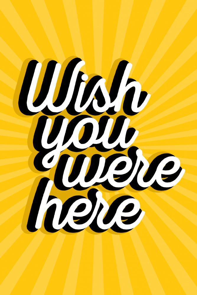 Wish You Were Here von Frankie Kerr-Dineen