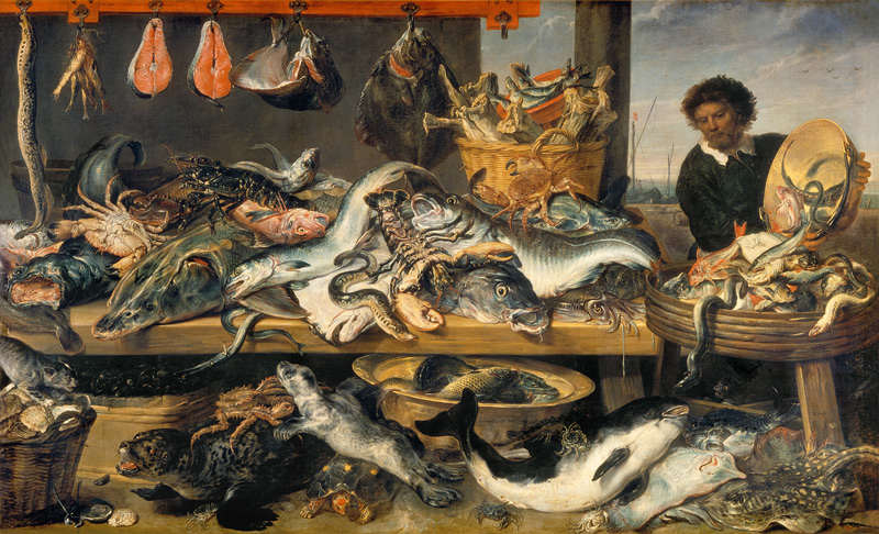 The Fish Market von Frans Snyders