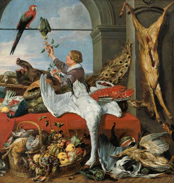 Stillleben mit Wild, Geflügel und Obst von Frans Snyders or Snijders