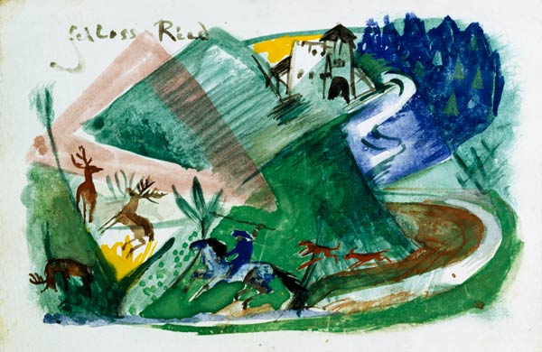 Schloß Ried. von Franz Marc