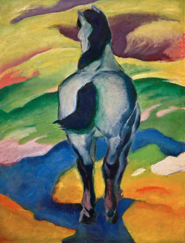 Blaues Pferd II von Franz Marc