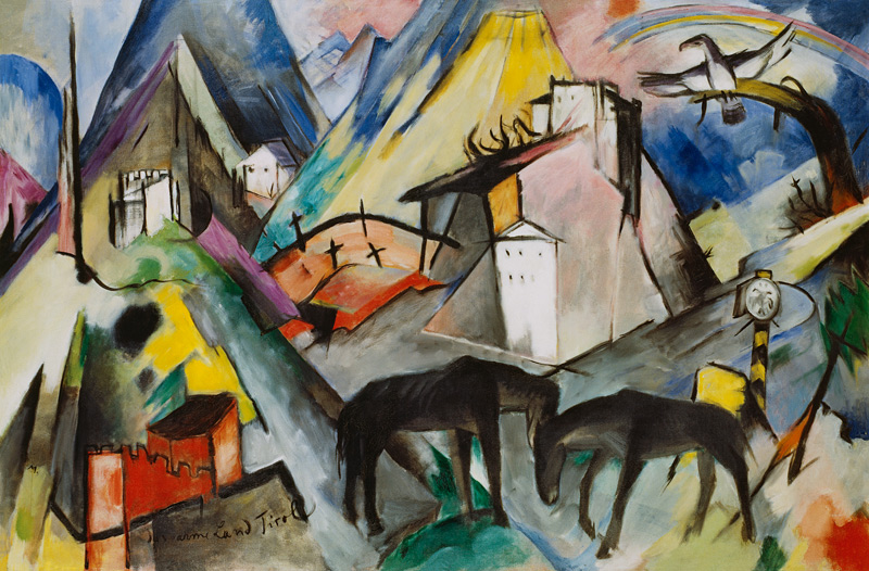 Das arme Land Tirol von Franz Marc
