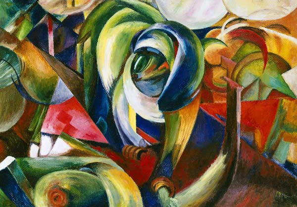 Der Mandrill von Franz Marc