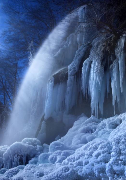 Frozen in the moonlight von Franz Schumacher