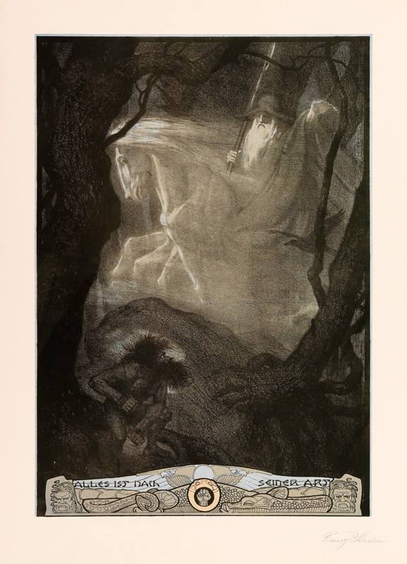 Der Ring des Nibelungen von Franz Stassen