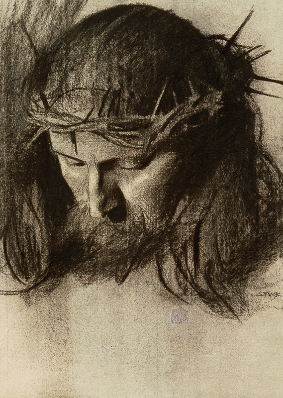 Head of Christ von Franz von Stuck