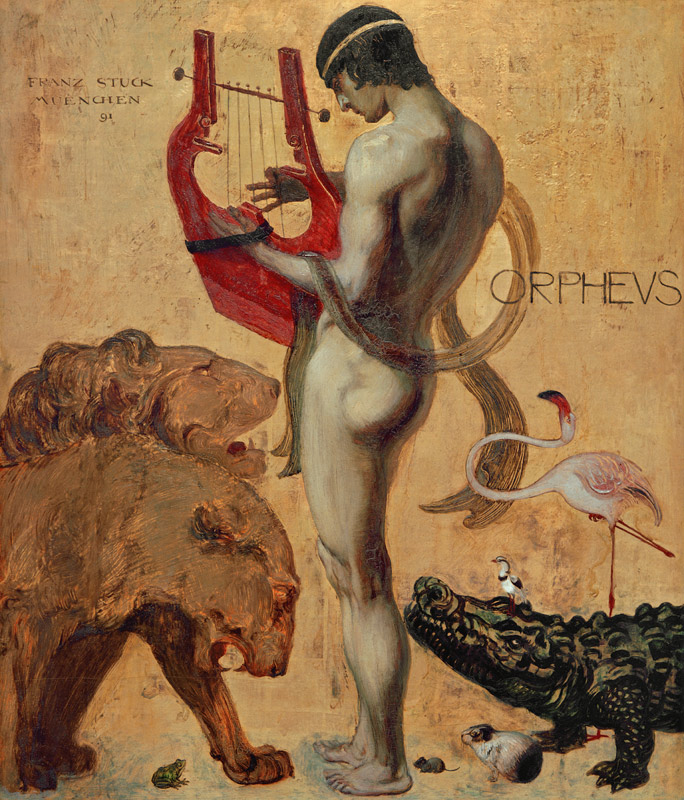 F.v.Stuck, Orpheus von Franz von Stuck