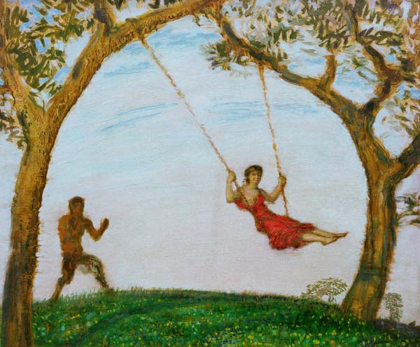 v.Stuck / Die Schaukel (The Swing) von Franz von Stuck