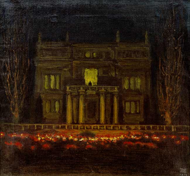 Fackelzug anlässlich des 50.Geburtstages von Franz von Stuck