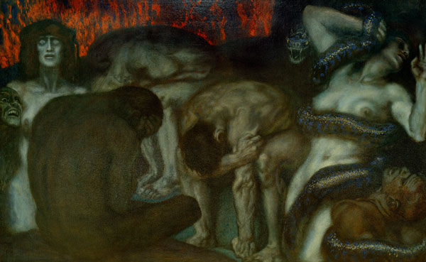 F.v.Stuck / Inferno von Franz von Stuck