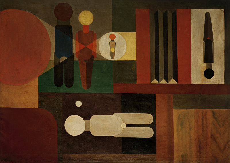 Wandbild für einen Fotografen [August Sander] von Franz W. Seiwert