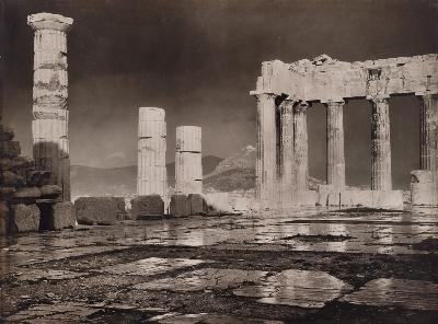 Athen, Die Akropolis nach dem Regen