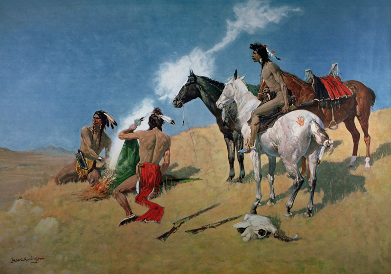 Smoke Signals von Frederic Remington