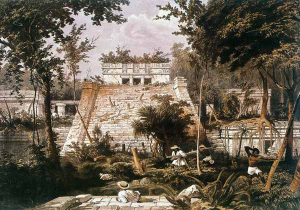 Tulum, Castillo von Frederick Catherwood
