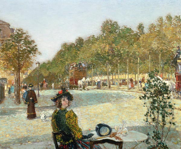 September Sunlight, Paris von Frederick Childe Hassam