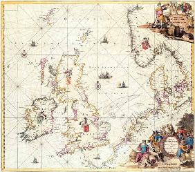 Karte der Nordsee