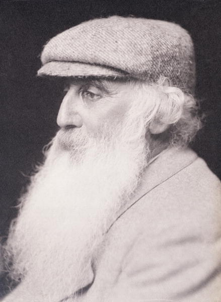 Portrait of Camille Pissarro (1830-1903) (b&w photo)  von Frederick Hollyer