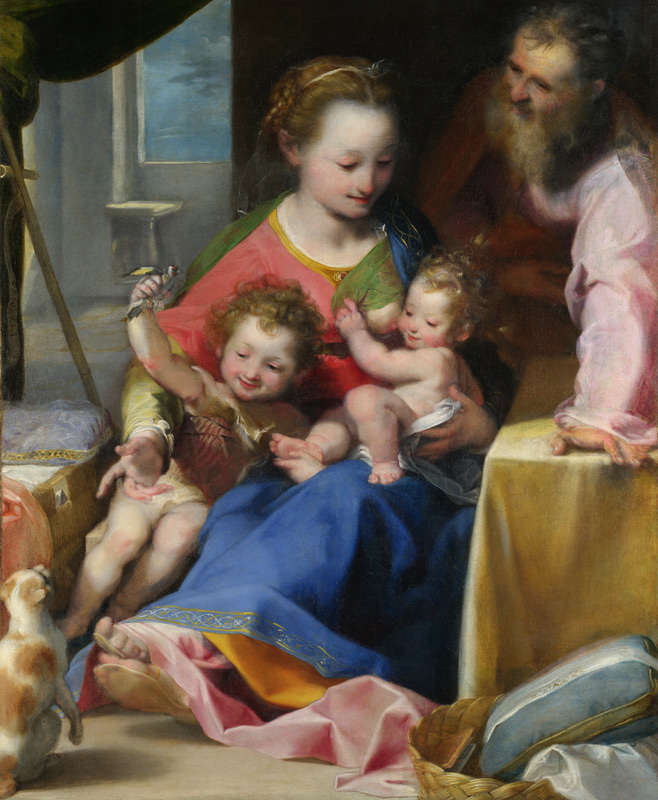 Madonna mit der Katze (La Madonna del Gatto) von Frederico (Fiori) Barocci