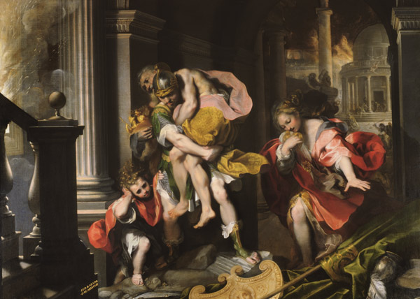 Äneas und Anchises von Frederico (Fiori) Barocci