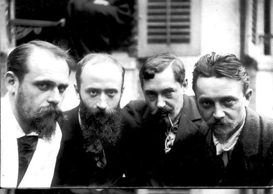 Ker Xavier Roussel (1867-1944) Edouard Vuillard (1968-1940) Romain Coolus (1868-1952) and Felix Vall von French Photographer, (20th century)