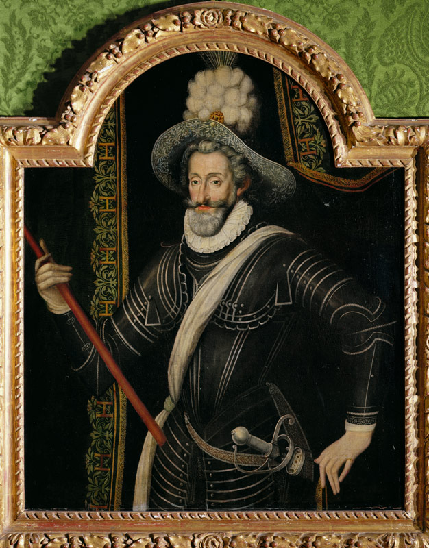 Henri IV (1553-1610) King of France and Navarre von French School