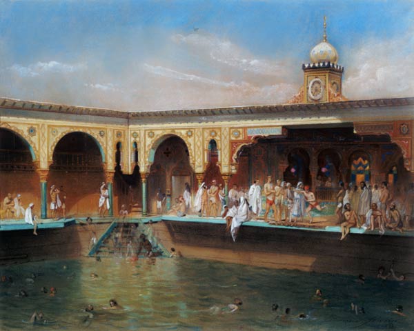 The Deligny Baths, Paris von French School
