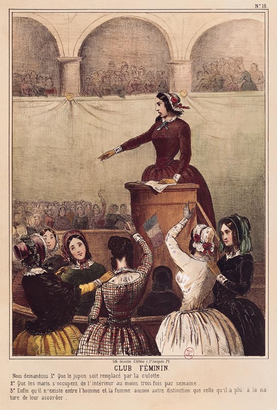 Women''s Club, c.1848 von French School