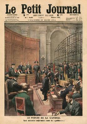 Trial of the Camorra, illustration from ''Le Petit Journal'', supplement illustre, 26th March 1911