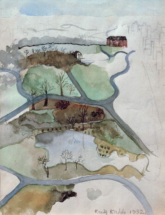 View over Central Park von Frida Kahlo