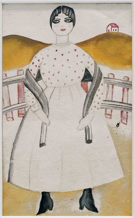 Village girl von Frida Kahlo