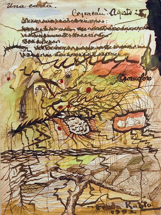 A letter von Frida Kahlo