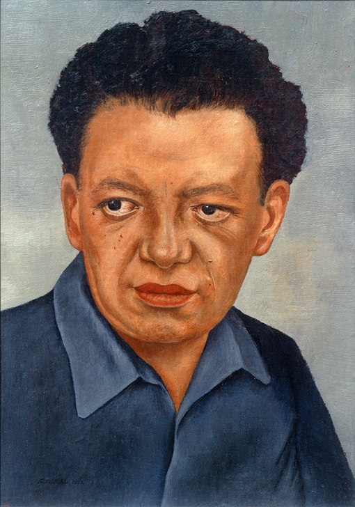 Portrait of Diego Rivera von Frida Kahlo
