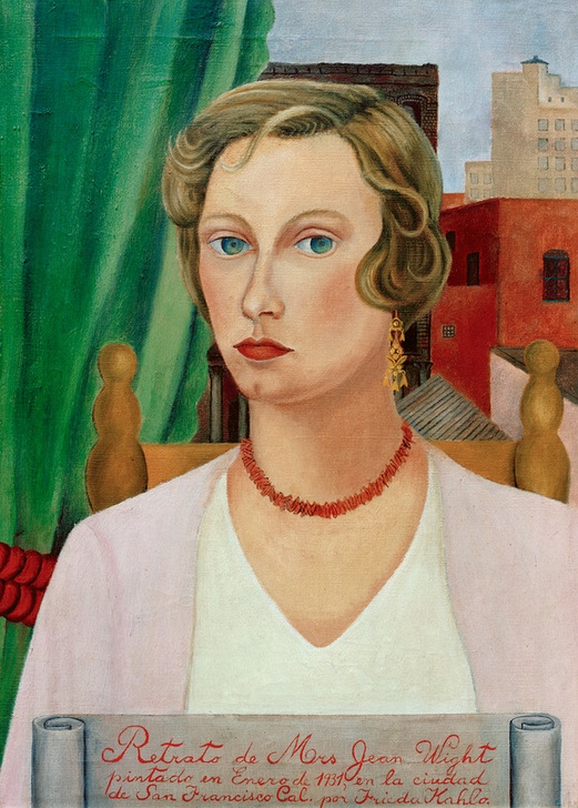 Portrait of Mrs. Jean Wight von Frida Kahlo
