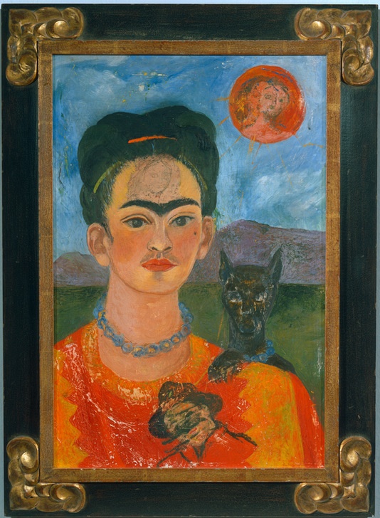 Self-Portrait with Portrait of Diego…. von Frida Kahlo