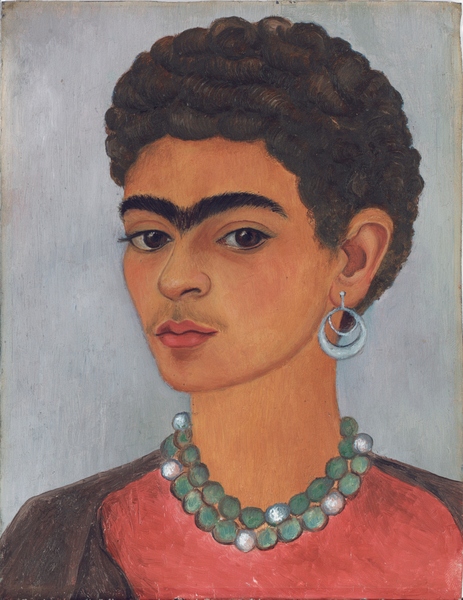 Self-Portrait with Curly Hair von Frida Kahlo
