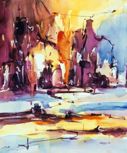 Brennende Stadt von Friederike Fischer-Achatzy