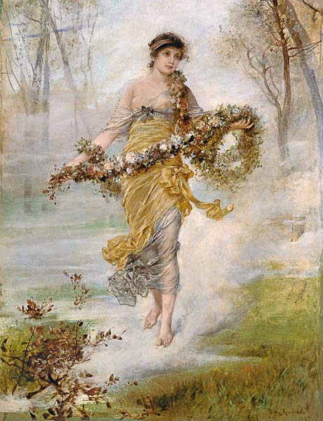 Flora. von Friedrich August v. Kaulbach