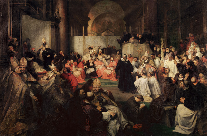 Galilei before the Council von Friedrich Karl Hausmann