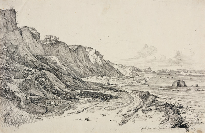 Das Brodtener Ufer bei Travemünde von Friedrich Nerly