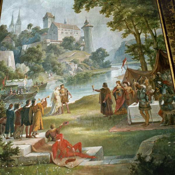 Hochzeit Albrecht d. Beherzte v. Sachsen von Friedrich Preller