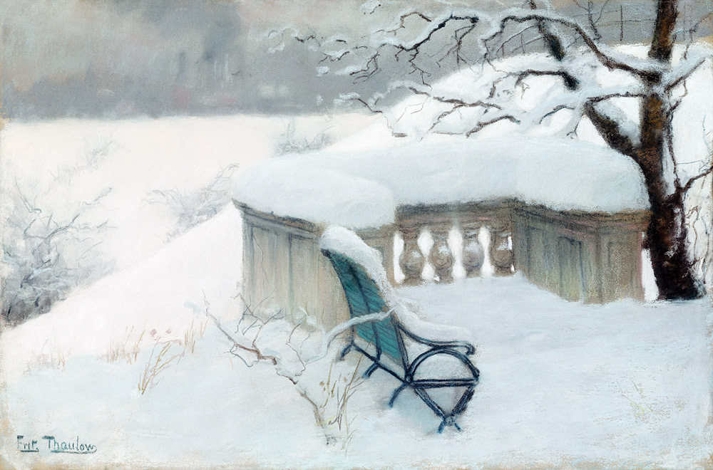 Elbpark, Hamburg. von Frits Thaulow