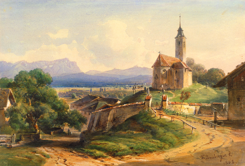 Ansicht von Söcking von Fritz Bamberger