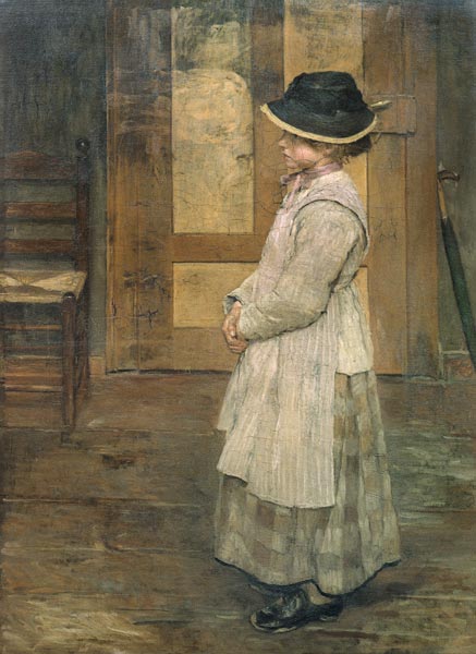 F.v.Uhde, Im Vorzimmer von Fritz von Uhde