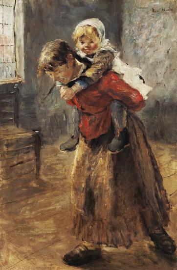 Die große Schwester um 1885