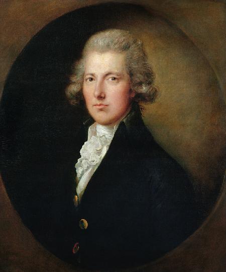 Portrait of William Pitt the Younger (1759-1806) (oil on canvas)