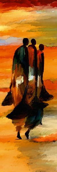 Afrique Les Pêcheurs 1 von David Ganssi